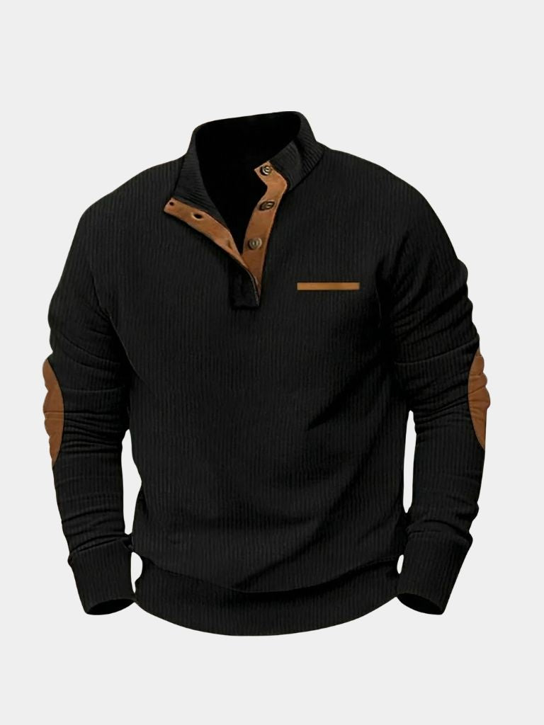 RENVO Monaco Henley Pullover