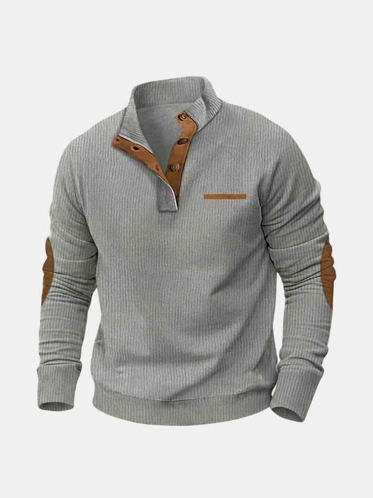 RENVO Monaco Henley Pullover