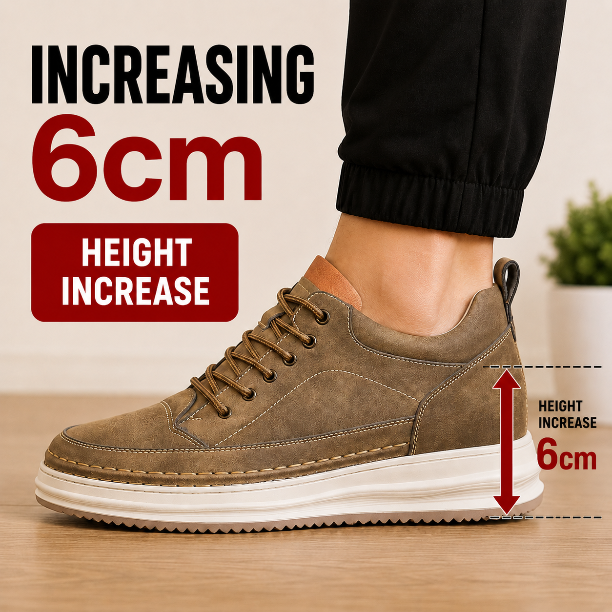RENVO Oakfield Leather Sneakers