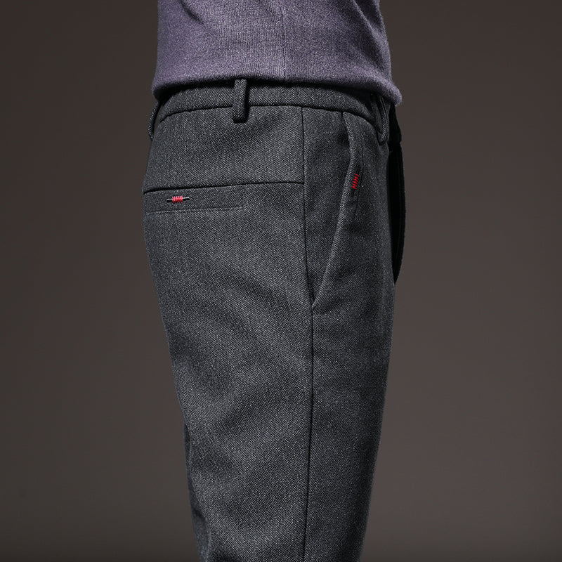 RENVO Slim Tapered Trousers