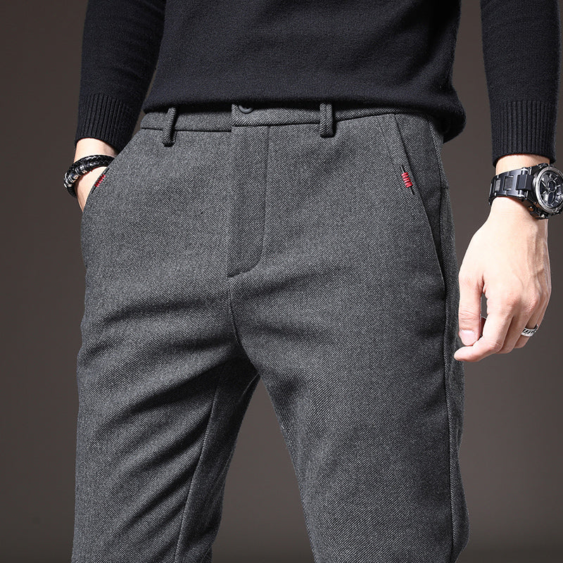 RENVO Slim Tapered Trousers
