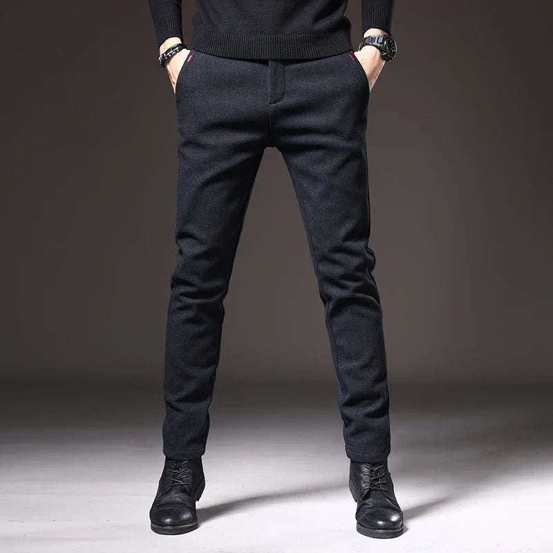RENVO Slim Tapered Trousers