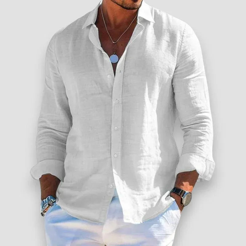 RENVO Lightweight Linen Shirt